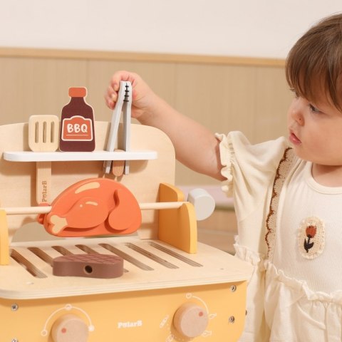 Viga Toys VIGA Drewniany Zestaw do Grillowania BBQ Grill