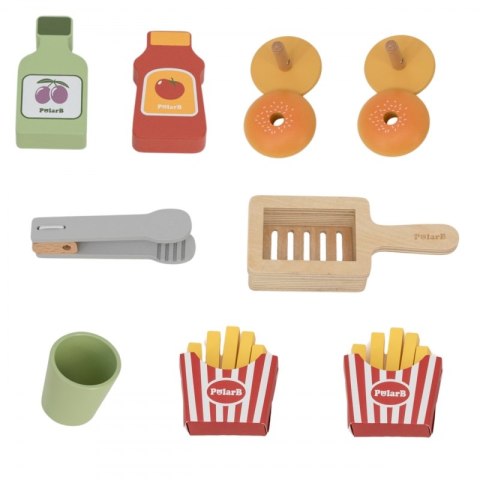 Viga Toys VIGA Minisklep z Hamburgerami - Kreatywna Zabawa w Odgrywanie Ról