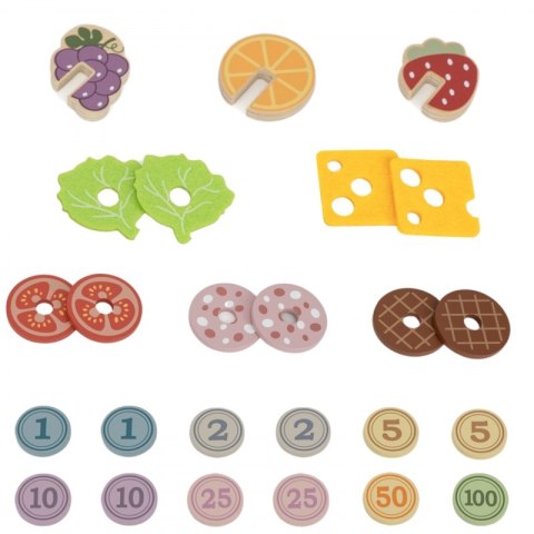 Viga Toys VIGA Minisklep z Hamburgerami - Kreatywna Zabawa w Odgrywanie Ról