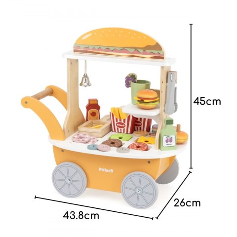 Viga Toys VIGA Minisklep z Hamburgerami - Kreatywna Zabawa w Odgrywanie Ról