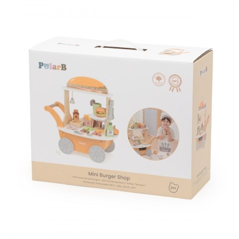 Viga Toys VIGA Minisklep z Hamburgerami - Kreatywna Zabawa w Odgrywanie Ról