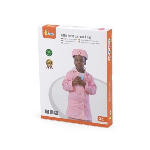 Viga Toys VIGA Strój Mundurek i Kapelusz Małej Pielęgniarki