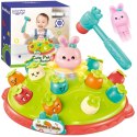 Woopie Baby WOOPIE BABY Interaktywna Gra Zręcznościowa Wbij Marchewke Edukacyjna Uderz Młotkiem w Kreta