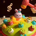 Woopie Baby WOOPIE BABY Interaktywna Gra Zręcznościowa Wbij Marchewke Edukacyjna Uderz Młotkiem w Kreta