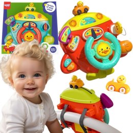Woopie Baby WOOPIE BABY Interaktywna Kierownica Samolot Pojazd na Łózeczko Wózek Efekty 18m+