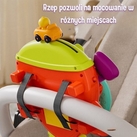 Woopie Baby WOOPIE BABY Interaktywna Kierownica Samolot Pojazd na Łózeczko Wózek Efekty 18m+