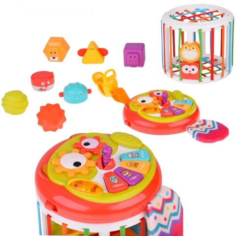 Woopie Baby WOOPIE BABY Walec Kostka Sensoryczna Interaktywny Bębenek