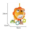 Woopie Baby WOOPIE Baby Pluszowy Lew Maskotka Interaktywna Przytulanka Muzyczna z Zawieszkami i Gryzakami