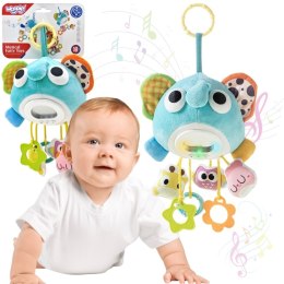 Woopie Baby WOOPIE Baby Pluszowy Słonik Maskotka Interaktywna Przytulanka Muzyczna z Zawieszkami i Gryzakami