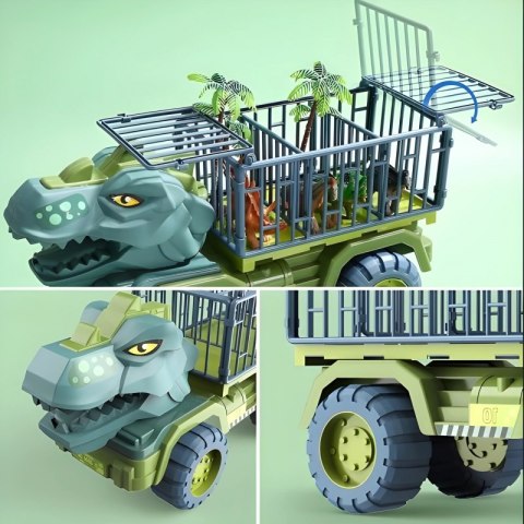 Woopie WOOPIE Ciężarówka Dinozaur Transporter Figurki