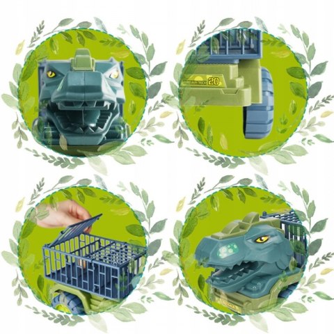 Woopie WOOPIE Ciężarówka Dinozaur Transporter Figurki