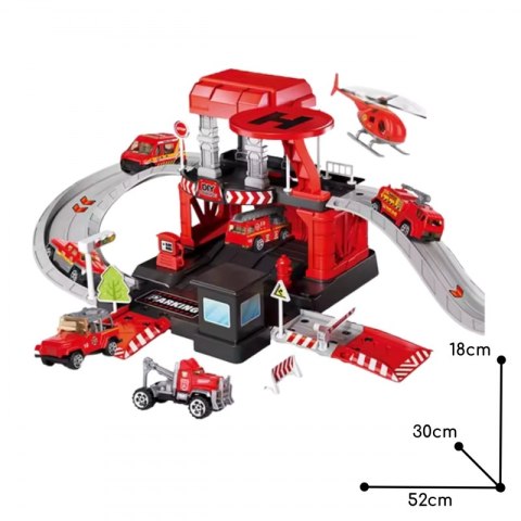 Woopie WOOPIE Garaż Parking Straż Pożarna 43 el.
