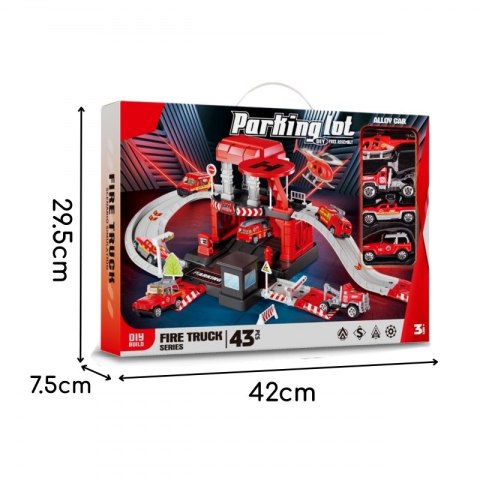 Woopie WOOPIE Garaż Parking Straż Pożarna 43 el.
