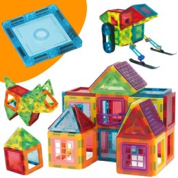 Woopie WOOPIE Klocki Magnetyczne 3D Edukacyjne Neodymowe Panele Dla Dzieci