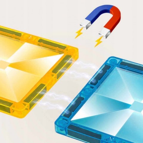 Woopie WOOPIE Klocki Magnetyczne 3D Zestaw Komisariat Policji 42el.