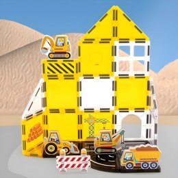 Woopie WOOPIE Magneyczne Klocki Konstrukcyjne Plac Budowy STEAM 47 el.