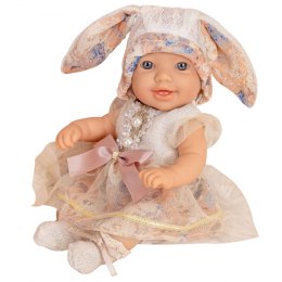 Woopie WOOPIE ROYAL Lalka Bobas 24 cm w Sukience i Czapeczce Króliczka