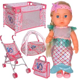 Woopie WOOPIE ROYAL Lalka Bobas Syrenka 18 Akcesorii