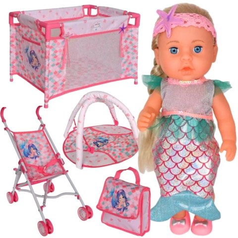 Woopie WOOPIE ROYAL Lalka Bobas Syrenka 18 Akcesorii