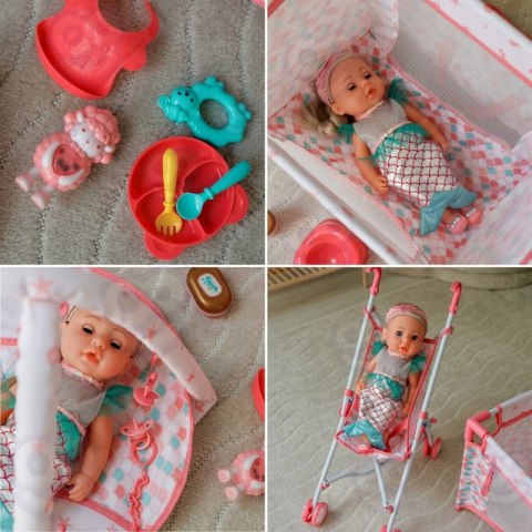 Woopie WOOPIE ROYAL Lalka Bobas Syrenka 18 Akcesorii