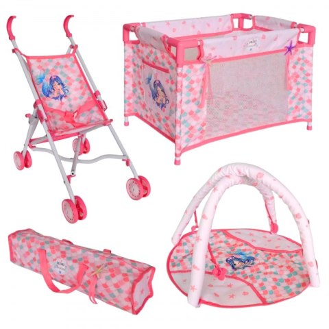 Woopie WOOPIE ROYAL Lalka Bobas Syrenka 18 Akcesorii