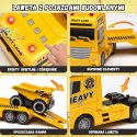 Woopie WOOPIE Samochód Laweta z Pojazdami Budowlanymi