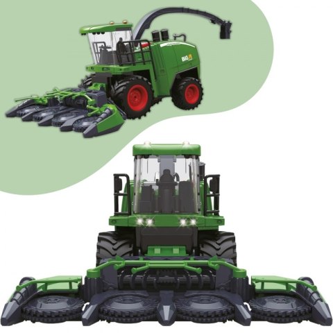 Woopie WOOPIE Zdalnie Sterowany Kombajn Rolniczy 1:24 z Efektami Dźwięku, Światła i Dymu