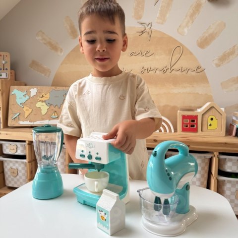 Woopie WOOPIE Zestaw AGD 3w1 Ekspres Mikser Blender Efekty Dźwiękowe Świetlne