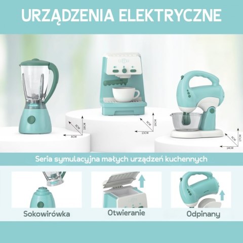Woopie WOOPIE Zestaw AGD 3w1 Ekspres Mikser Blender Efekty Dźwiękowe Świetlne