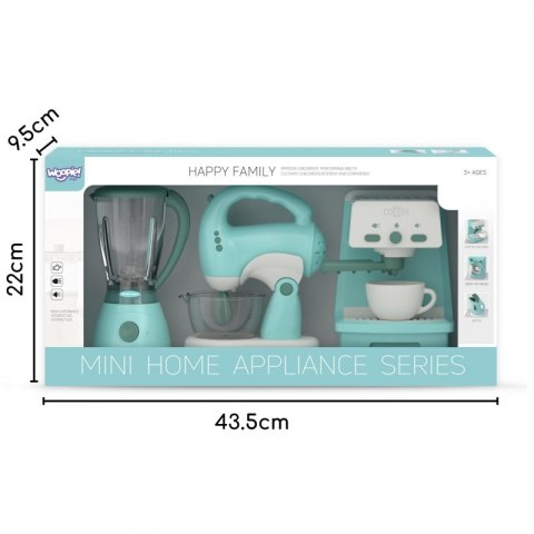 Woopie WOOPIE Zestaw AGD 3w1 Ekspres Mikser Blender Efekty Dźwiękowe Świetlne