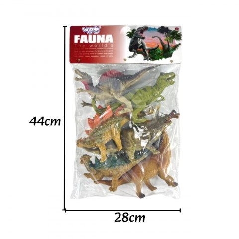 Woopie WOOPIE Zestaw Figurek Dinozaurów 6 Sztuk T-Rex