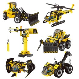 Woopie WOOPIE Zestaw Konstrukcyjny Pojazdy Budowlane STEAM 6w1 223 el.