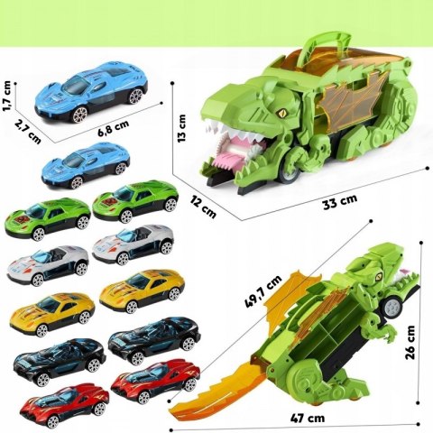 Woopie WOOPIE Zestaw Pojazdów Tor Dinozaur Pożeracz