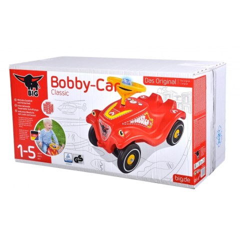 BIG Jeździk Pchacz Bobby Car Straż Dźwięk BIG Jeździk Pchacz Bobby Car Straż Dźwięk