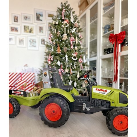 FALK Traktor na Pedały Claas Duży z Przyczepką od 3 lat FALK Traktor na Pedały Claas Duży z Przyczepką od 3 lat