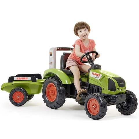 FALK Traktor na Pedały Claas Duży z Przyczepką od 3 lat FALK Traktor na Pedały Claas Duży z Przyczepką od 3 lat