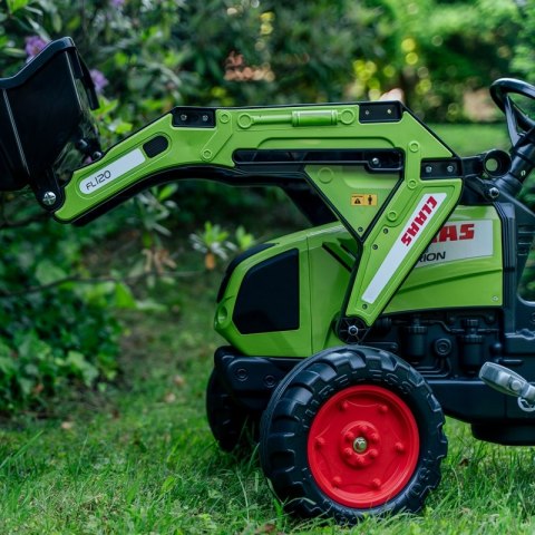 FALK Traktor na Pedały z Łyżką i Przyczepką Zielony CLAAS od 3 Lat FALK Traktor na Pedały z Łyżką i Przyczepką Zielony CLAAS od 3 Lat