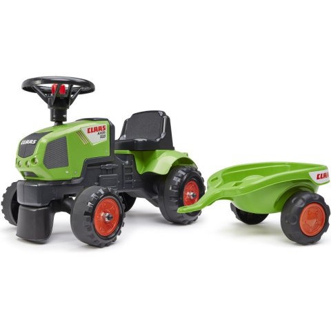 FALK Traktorek Baby Claas Axos 310 Zielony z Przyczepką od 1 roku FALK Traktorek Baby Claas Axos 310 Zielony z Przyczepką od 1 roku