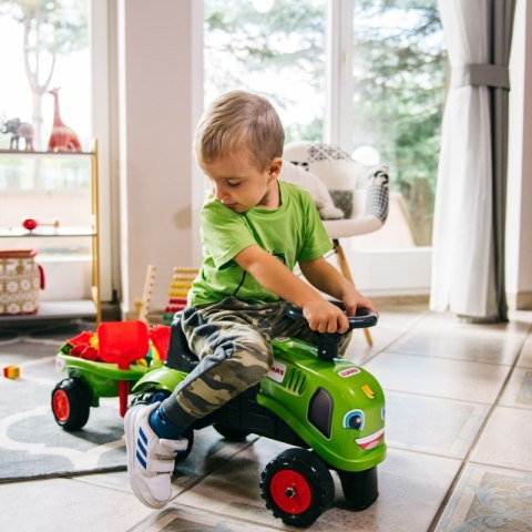 FALK Traktorek Baby Claas Zielony z Przyczepką + akc. od 1 roku FALK Traktorek Baby Claas Zielony z Przyczepką + akc. od 1 roku