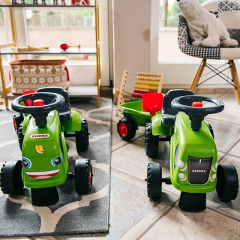FALK Traktorek Baby Claas Zielony z Przyczepką + akc. od 1 roku FALK Traktorek Baby Claas Zielony z Przyczepką + akc. od 1 roku