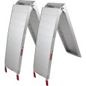 Bituxx Rampy Najazdowe Rampa Najazd Podjazd Aluminiowy Składany 205cm 680kg 2 szt.
