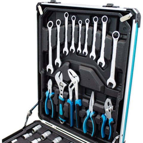 Bituxx Zestaw narzędzi 1200 el walizka na kółkach crv grzechotki klucze