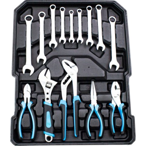 Bituxx Zestaw narzędzi 1200 el walizka na kółkach crv grzechotki klucze