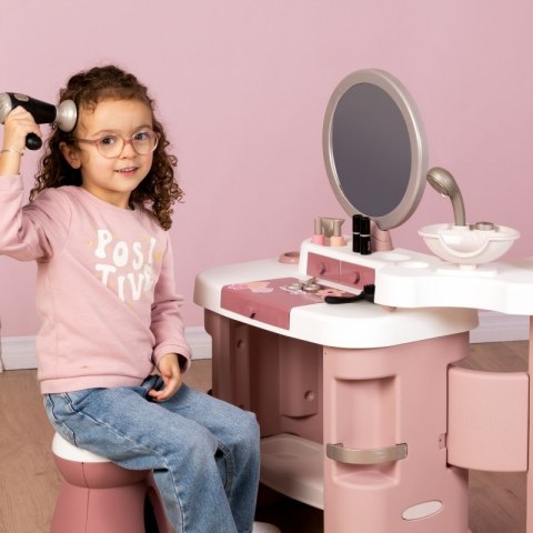 Smoby SMOBY Centrum małej stylistki BEAUTY + 26 akcesoria Fryzjer i kosmetyczka