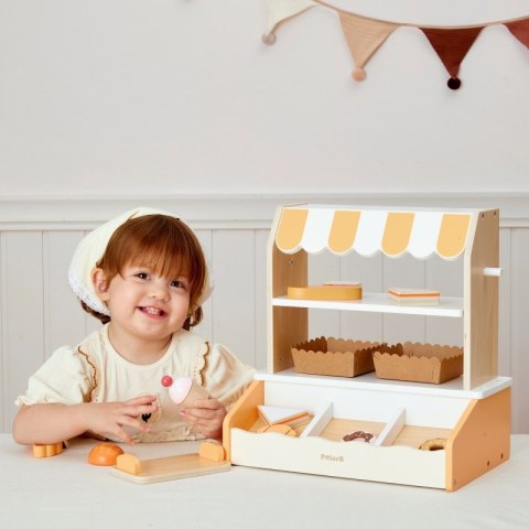 Viga Toys VIGA Drewniana Mini Piekarnia Sklepik Stragan z Wypiekami 16el.