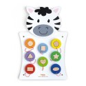 Viga Toys VIGA Drewniana Tablica Manipulacyjna Zebra Certyfikat FSC Montessori