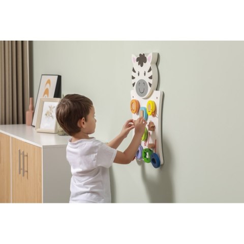 Viga Toys VIGA Drewniana Tablica Manipulacyjna Zebra Certyfikat FSC Montessori