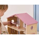 Viga Toys VIGA PolarB Duży Drewniany Domek dla Lalek 17 el.