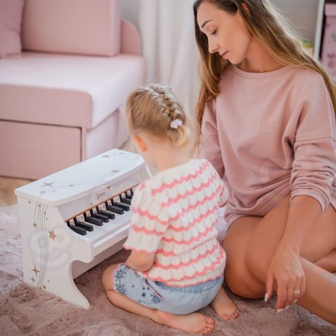 Classic World CLASSIC WORLD Drewniane Pianino dla Dzieci + Książeczka do Nauki