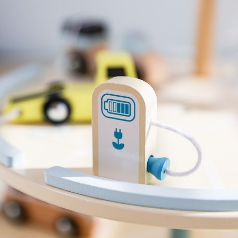 Classic World CLASSIC WORLD Drewniany 3 Poziomowy Garaż XL z Windą "Eko Strefa"